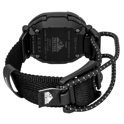 Casio Pro Trek Analog Digital Smartphone Link Fabric Strap Black Dial Solar PRJ-B001B-1 100M Men's Watch
