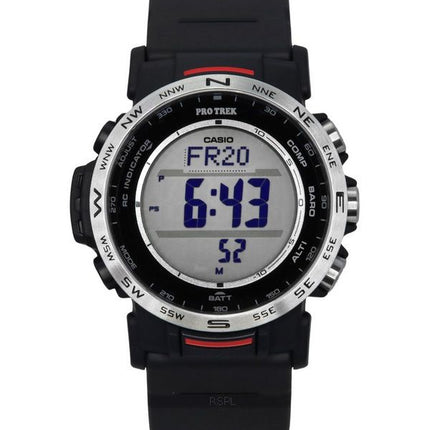 Casio Pro Trek Climber Line Digital Bio Based Resin Strap Tough Solar PRW-35-1A 100M Men's Watch