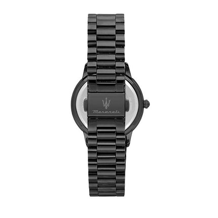 Maserati Royale Stainless Steel Black Sunray Dial Quartz R8853147505 Women's Watch