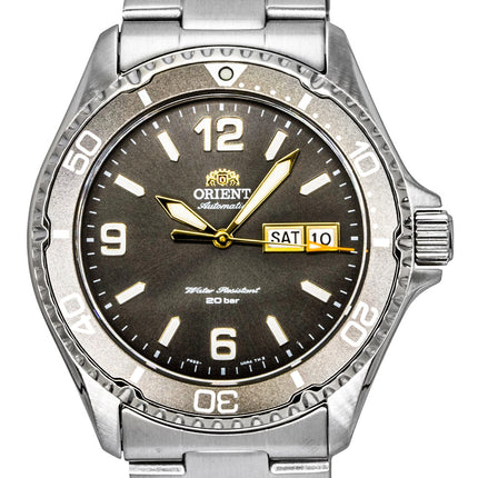 Orient Mako Stainless Steel Grey Dial Automatic Diver's RA-AA0819N09C 200M Men's Watch