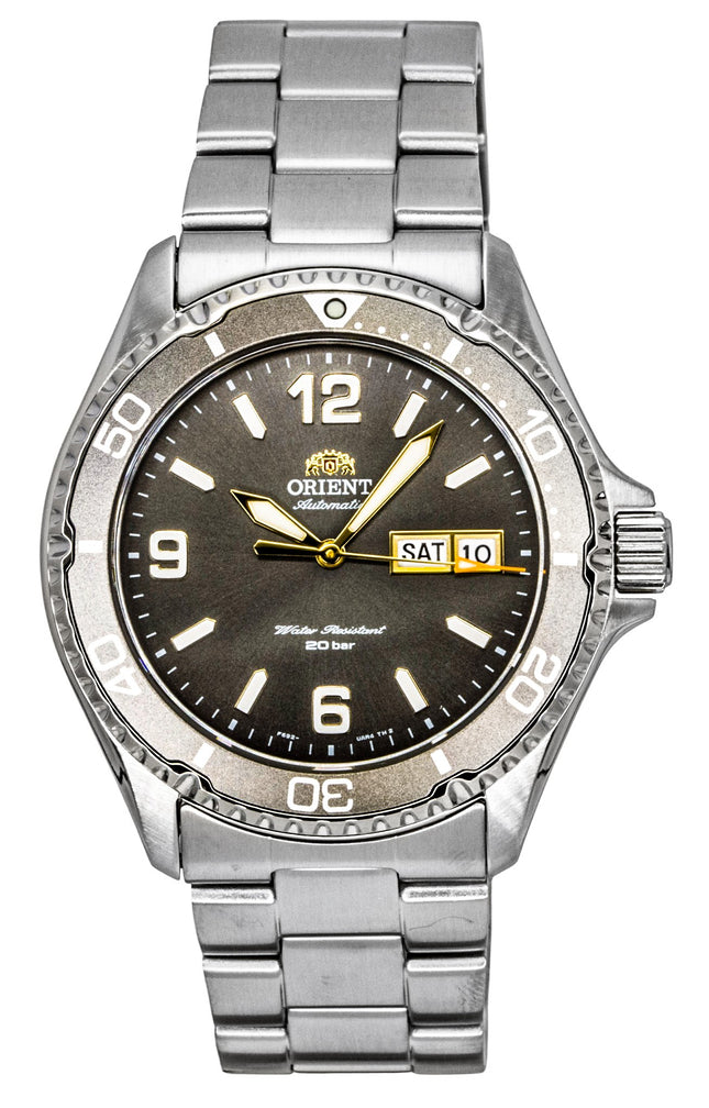 Orient Mako Stainless Steel Grey Dial Automatic Diver's RA-AA0819N09C 200M Men's Watch