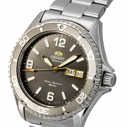 Orient Mako Stainless Steel Grey Dial Automatic Diver's RA-AA0819N09C 200M Men's Watch
