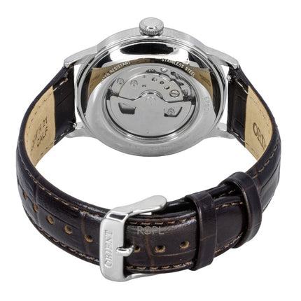 Orient Classic Leather Strap Bordeaux Dial Automatic RA-AC0026R Men's Watch