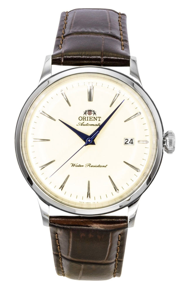 Orient Classic Bambino Leather Strap Ivory Dial Automatic RA-AC0033Y Men's Watch