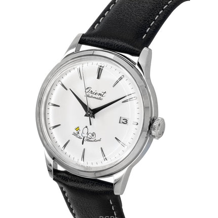 Orient Bambino Peanuts 75th Anniversary Limited Edition Leather Strap White Dial Automatic RA-AC0M16S Men's Watch