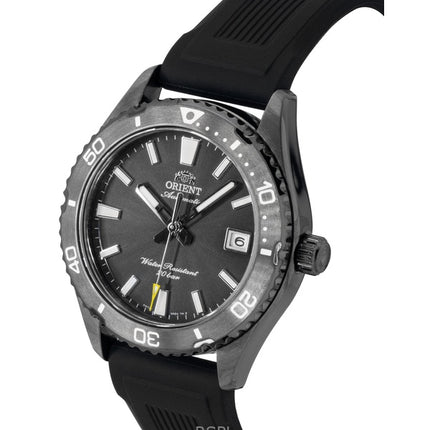 Orient Mako Silicone Strap Black Dial Automatic Diver's RA-AC0Q10N 200M Men's Watch