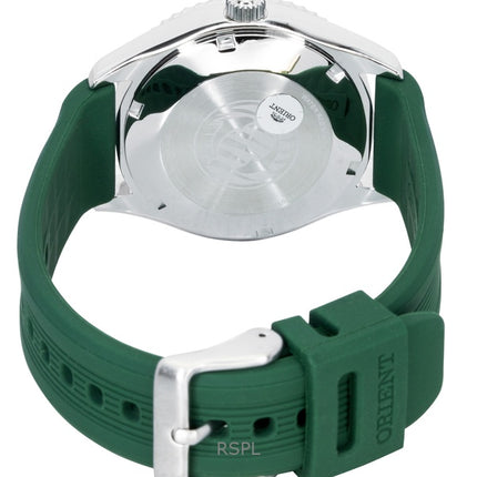 Orient Mako Silicone Strap Green Dial Automatic Diver's RA-AC0Q11E 200M Men's Watch