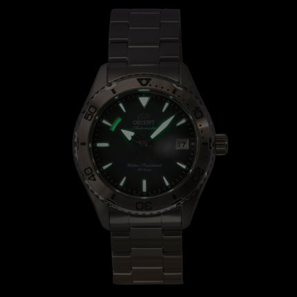 Orient Mako Sport Stainless Steel Green Dial Automatic Diver's RA-AC0Q13E 200M Men's Watch