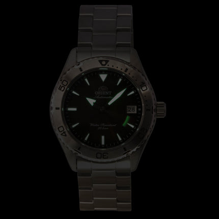 Orient Mako Sport Stainless Steel Brown Dial Automatic Diver's RA-AC0Q15Y 200M Men's Watch