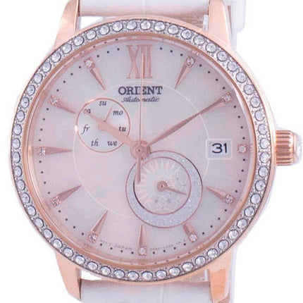 Orient Mother Of Pearl Leather Automatic RA-AK0004A10B Womens Watch