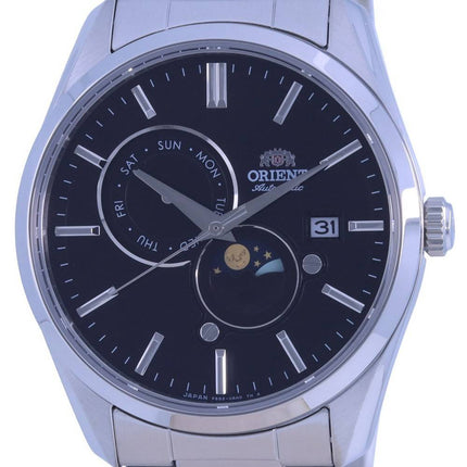 Orient Sun & Moon Black Dial Stainless Steel Automatic RA-AK0307B00C Men's Watch
