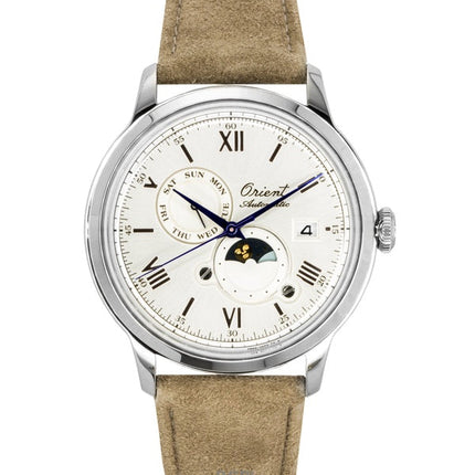 Orient Classic 75th Anniversary Limited Edition Sun and Moon White Dial Automatic RA-AK0808S Men's Watch