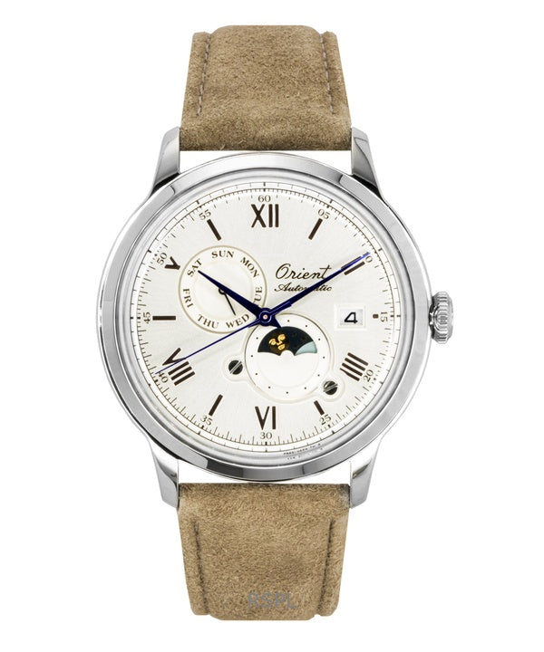 Orient Classic 75th Anniversary Limited Edition Sun and Moon White Dial Automatic RA-AK0808S Men's Watch