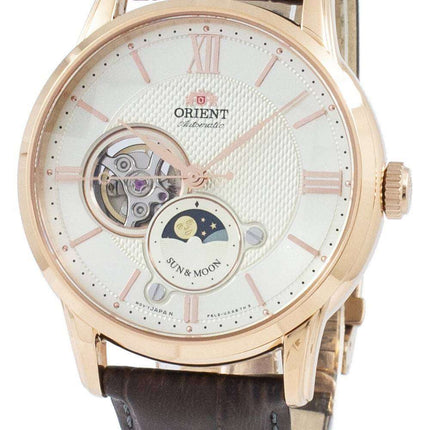 Orient Classic Sun & Moon Open Heart Automatic Japan Made RA-AS0003S10B Men's Watch