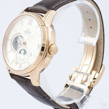 Orient Classic Sun & Moon Open Heart Automatic Japan Made RA-AS0003S10B Men's Watch