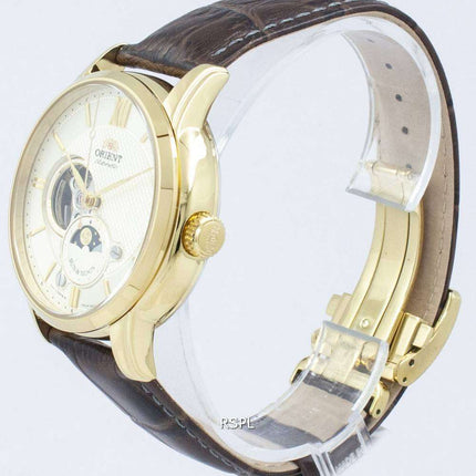 Orient Classic Sun & Moon Open Heart Automatic Japan Made RA-AS0004S10B Men's Watch