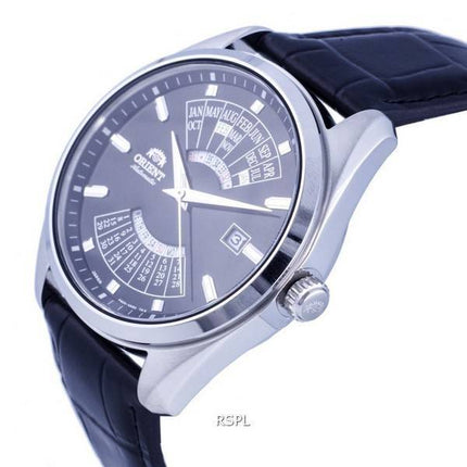 Orient Contemporary Multi Year Calendar Black Dial Mechanical RA-BA0006B00C Mens Watch