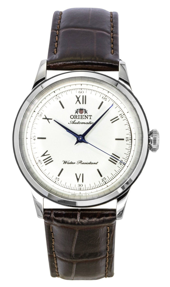Orient Classic Bambino Leather Strap White Dial Automatic RA-BB0002S Men's Watch