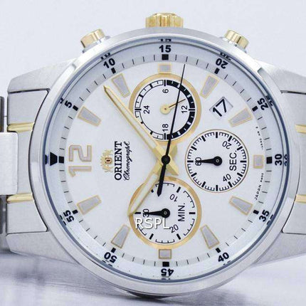 Orient Sports Chronograph Quartz Japan Made RA-KV0003S00C Men's Watch