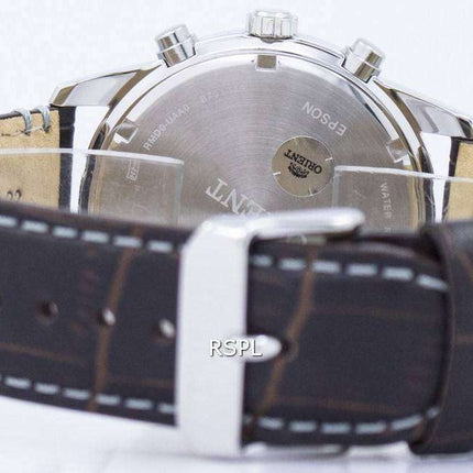 Orient Sports Chronograph Quartz Japan Made RA-KV0006Y00C Men's Watch