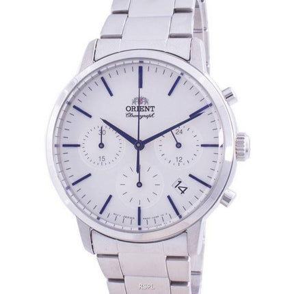 Orient Contemporary Chronograph White Dial Quartz RA-KV0302S10B Men's Watch