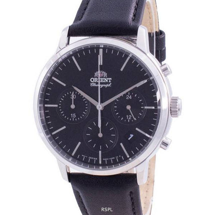 Orient Contemporary Chronograph Black Dial Quartz RA-KV0303B10B Men's Watch