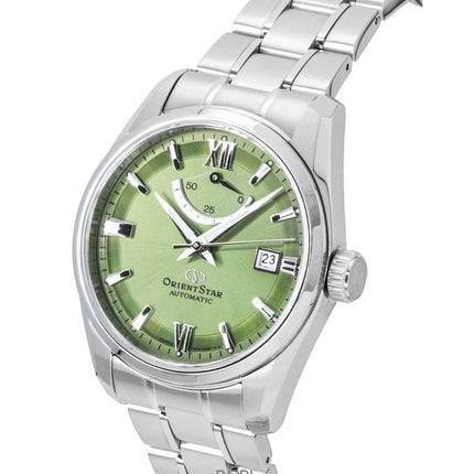 Orient Star Contemporary Stainless Steel Green Dial Automatic RE-AU0107E 100M Men's Watch