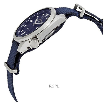 Refurbished Seiko 5 Sports Nylon Strap Blue Dial Automatic SRPE63K1 100M Men's Watch