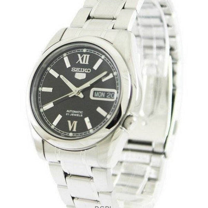 Refurbished Seiko 5 Black Dial Automatic 21 Jewels SNKL55K1 Men's Watch