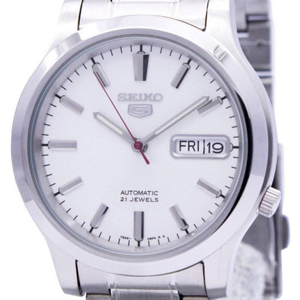 Refurbished Seiko 5 White Dial Automatic 21 Jewels SNK789K1 Men's Watch