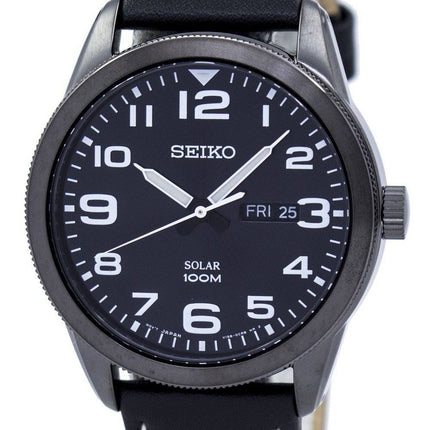 Refurbished Seiko Black Dial Solar SNE477P1 Men's Watch