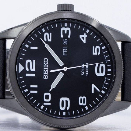 Refurbished Seiko Black Dial Solar SNE477P1 Men's Watch