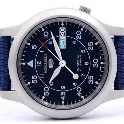 Refurbished Seiko 5 Military Blue Dial Automatic SNK807K2 Men's Watch