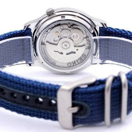 Refurbished Seiko 5 Military Blue Dial Automatic SNK807K2 Men's Watch