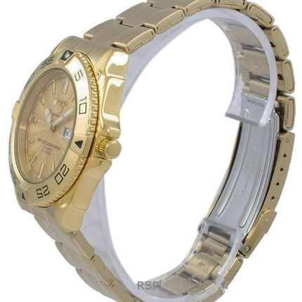 Refurbished Seiko 5 Sports Gold Dial Automatic SNZB26J1 Men's Watch