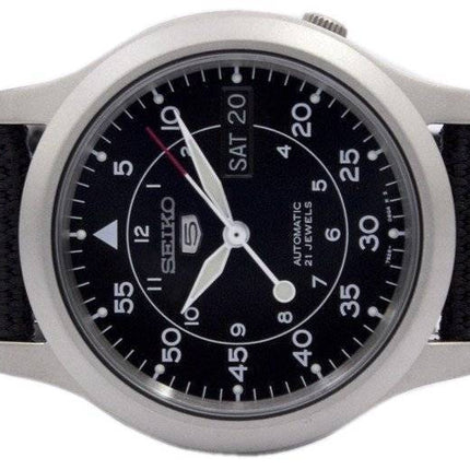 Refurbished Seiko 5 Military Black Dial Automatic SNK809K2 Men's Watch