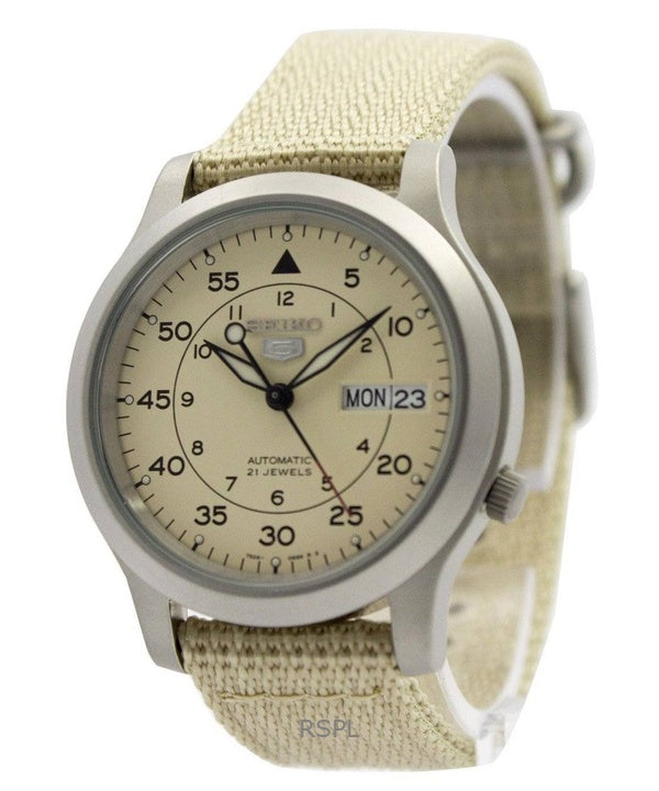 Refurbished Seiko 5 Military Nylon Strap Automatic SNK803K2 Men's Watch