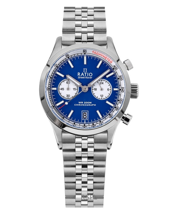 Ratio Street Racer Chronograph RTC014 200M Blue Reverse Panda Dial Limited Edition Watch