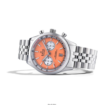 Ratio Street Racer Chronograph RTC019 200M Salmon Reverse Panda Dial Limited Edition Watch