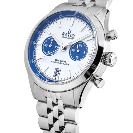 Ratio Street Racer Chronograph RTC024 200M Blue Panda Dial Limited Edition Watch