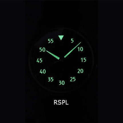 Ratio Skysurfer Pilot Black Sunray Dial Leather Automatic RTS321 200M Men's Watch