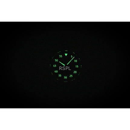 Ratio Skysurfer Pilot Black Sunray Dial Leather Automatic RTS321 200M Men's Watch