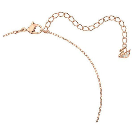 Swarovski Swan Rose Gold Tone Plated And Zirconia Pendant 5473024 For Women
