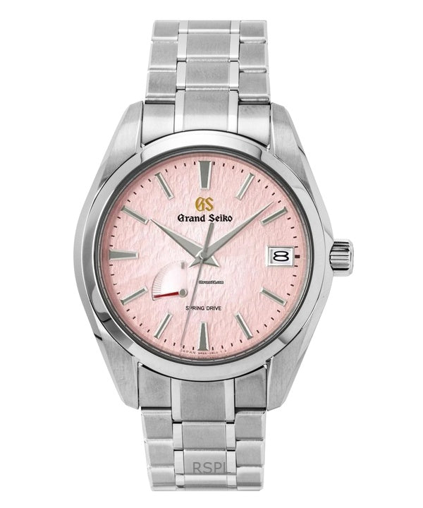 Grand Seiko Heritage Limited Edition 20th Anniversary Titanium Pink Dial Automatic SBGA497G 100M Men's Watch