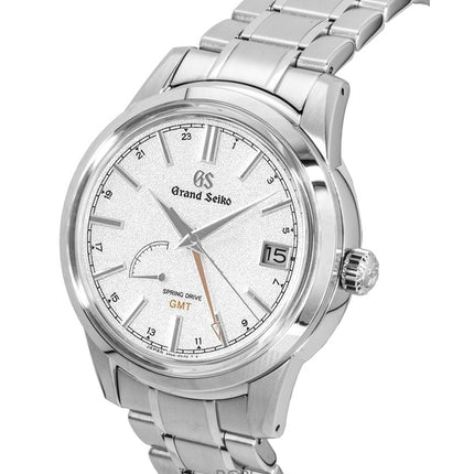 Grand Seiko Elegance GMT Stainless Steel Silver Dial Automatic SBGE269G 100M Men's Watch