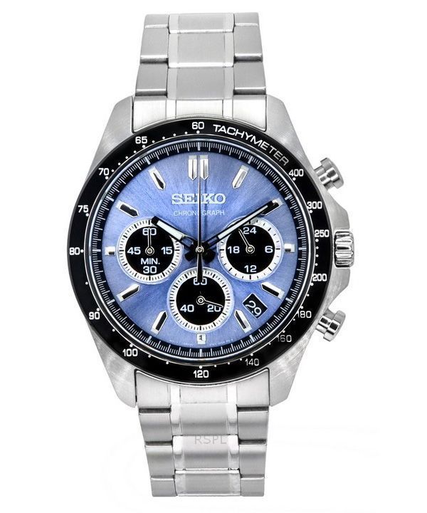 Seiko Spirit Chronograph Stainless Steel Grey Dial Quartz SBTR027