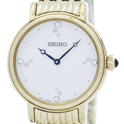 Seiko Quartz Swarovski Crystals SFQ804 SFQ804P1 SFQ804P Women's Watch
