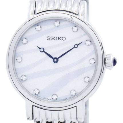 Seiko Quartz Swarovski Crystals SFQ807 SFQ807P1 SFQ807P Women's Watch