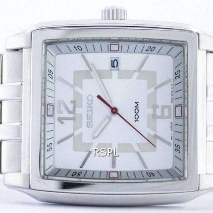 Seiko Quartz Square Shape SGED73 SGED73P1 SGED73P Men's Watch