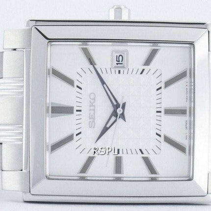 Seiko Quartz Square Shape SGEE03 SGEE03P1 SGEE03P Men's Watch